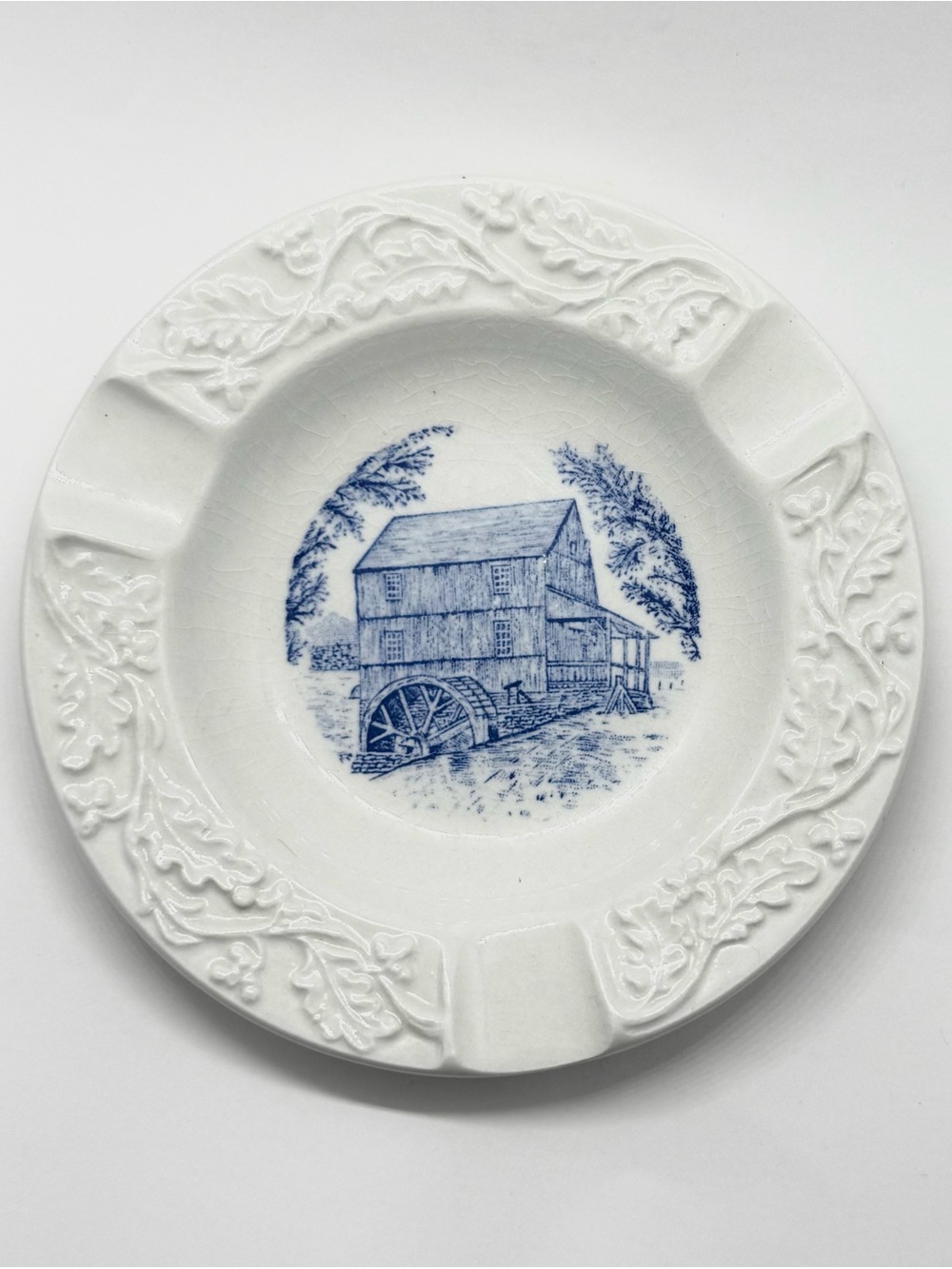 Vintage Ashtray by Burleigh Studios Old Sturbridge Village Grist Mill England